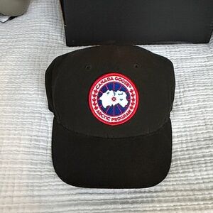 Canada Goose Black Baseball Cap